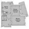 Двухкомнатная квартира г. Минск, ул. Аэродромная, д. 42