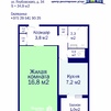 Однокомнатная квартира г. Минск, ул. Якубовского, д.34