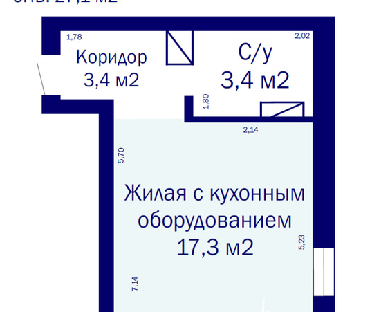 Однокомнатная квартира г. Минск, ул. Разинская, д. 6