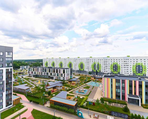 Однокомнатная квартира д. Копище, ул. Братьев Райт, д. 10