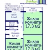 1/2 доля в 3к квартире, г. Минск, пр-т Рокоссовского, д. 75